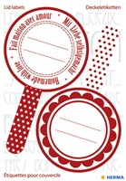 Etiket HERMA 15446 keuken new look rood 3 Vel