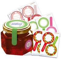 Etiket HERMA 15446 keuken new look rood 3 Vel-3