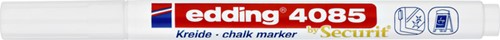 Krijtstift edding 4085 rond 1-2mm wit 1 Stuk