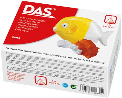 Gipspoeder DAS 1000 gram wit 1 Stuk