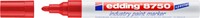 Paintmarker edding 8750 industrie 2-4mm rood 1 Stuk