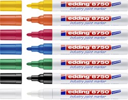 Paintmarker edding 8750 industrie 2-4mm groen 1 Stuk