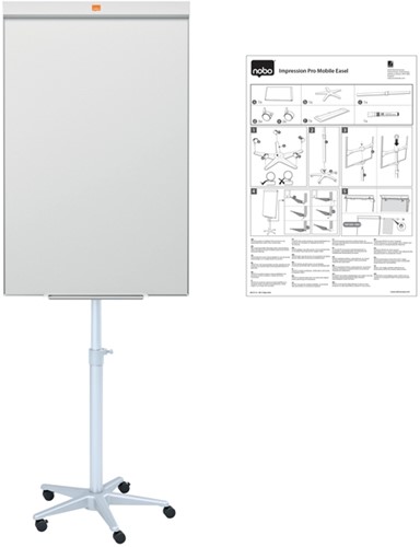 Flipover Nobo Impression Pro mobiele whiteboard 1 Stuk-2