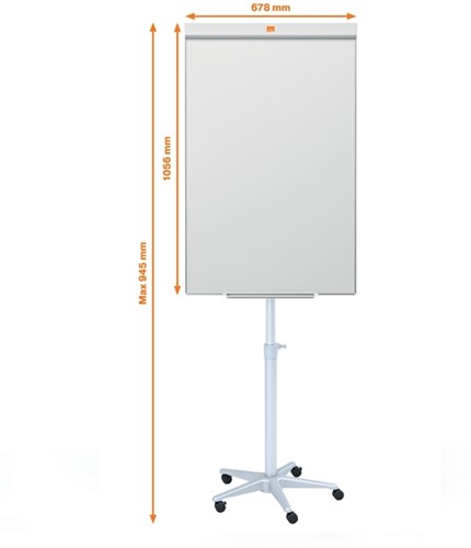 Flipover Nobo Impression Pro mobiele whiteboard 1 Stuk-2