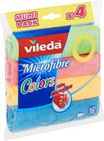 Microvezeldoeken Vileda 4 kleuren pak 4 Stuk-2