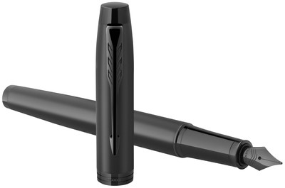 Vulpen Parker IM Achromatic GB F mat zwart 1 Stuk-3