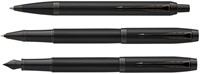 Balpen Parker IM Achromatic GB M mat zwart 1 Stuk-2
