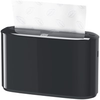 Handdoekdispenser Tork H2 Elevation counter zwart 1 Stuk