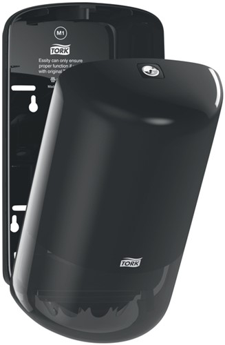 Poetspapierdispenser Tork M1 Elevation klein zwart 1 Stuk-3