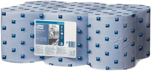 Poetspapier Tork M2 Advanced 1laags 320m blauw 6 Rol-3