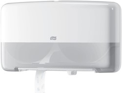 Toiletpapierdispenser Tork T2 jumbo klein duo wit 1 Stuk