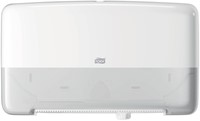 Toiletpapierdispenser Tork T2 jumbo klein duo wit 1 Stuk-2