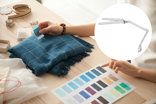 Werkpleklamp MAUL Craft duo LED met tafelklem wit 1 Stuk-4