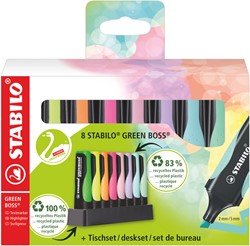 Markeerstift STABILO GREEN BOSS bureauset 6070/8 8 Stuk