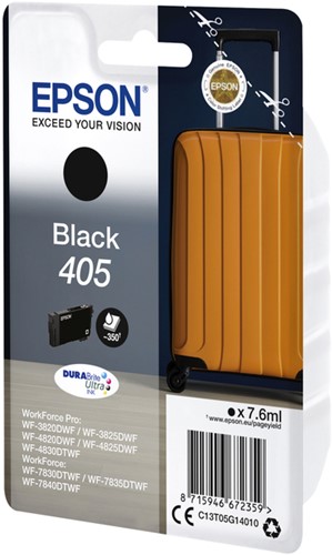 Inktcartridge Epson 405 T05G14 zwart 1 Stuk