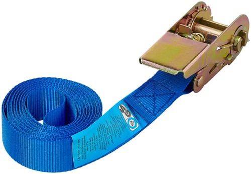 Spanband ProPlus blauw met ratel 3.5m 1 Stuk-2