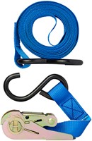Spanband ProPlus blauw met ratel en 2 haken 5m 1 Stuk-2
