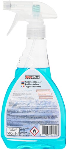 Ruitenontdooier proplus met triggerspray 500ml 1 Stuk