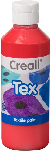 Textielverf Creall Tex rood 250ml 250 Milliliter