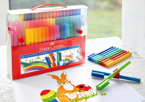 Kleurstift Faber-Castell Connector 80st cadeauset 80 Stuk-4