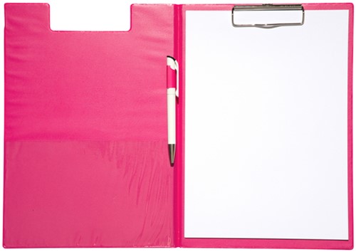 Klembordmap MAUL A4 staand penlus PVC neon roze 1 Stuk-3