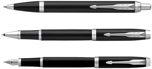 Balpen Parker IM CT M mat zwart 1 Stuk-2
