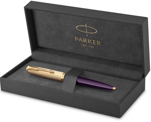 Balpen Parker 51 Premium GT M paars 1 Stuk-1