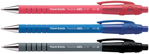 Gelschrijver Papermate FlexGrip M blauw 1 Stuk-1