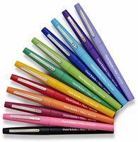 Fineliner Papermate Flair Metallic M 6st assorti 6 Stuk-5