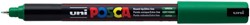 Paintmarker Uni POSCA PC1MR EF donkergroen 1 Stuk