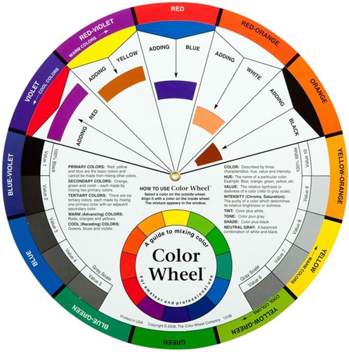 Kleurenwiel The Color Wheel Company 13cm 1 Stuk