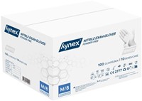 Handschoen Hynex nitril M wit 3.5g 100 stuks 100 Stuk-3