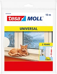 tochtstrip tesamoll Uni zelfkl 10mx15mm wit 1 Stuk