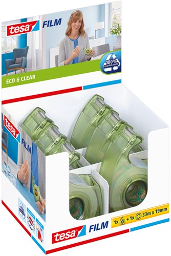 Plakband handdisp tesafilm® eco 33mx19mm tr 1 Stuk-2