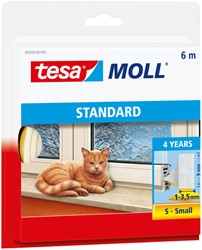 Tochtstrip tesamoll I-Profiel zelfkl 6mx9mm wit 1 Stuk