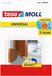 Tochtstrips tesamoll Uni zelfkl deur 1mx38mm bruin 1 Stuk