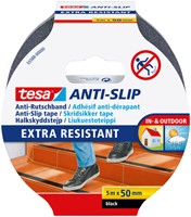 Anti-slip tape tesa 5mx50mm zwart 1 Rol