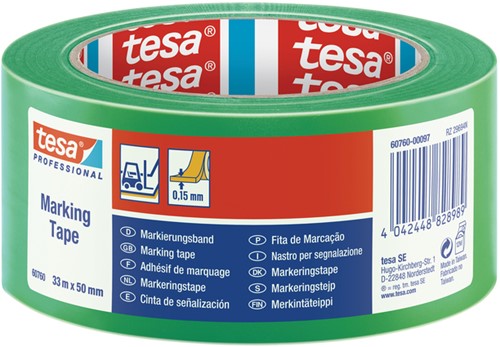 Markeringstape tesa Prof 60760 PV1 50mmx33m gn 1 Rol