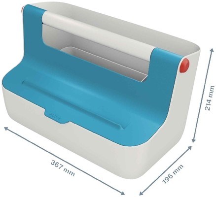 OPBERGBOX LEITZ COZY DRAAGBAAR BLAUW 1 Stuk-2