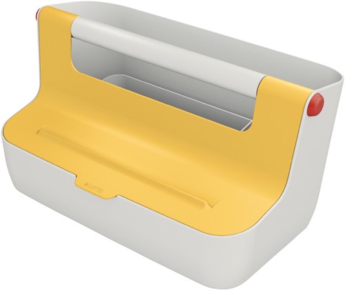OPBERGBOX LEITZ COZY DRAAGBAAR GEEL 1 Stuk