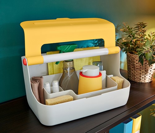 OPBERGBOX LEITZ COZY DRAAGBAAR GEEL 1 Stuk-5