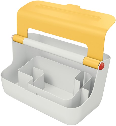 OPBERGBOX LEITZ COZY DRAAGBAAR GEEL 1 Stuk-3