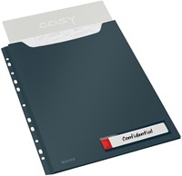 U-map Leitz Cosy harmonica A4 perforatie PP grijs 1 Stuk-2