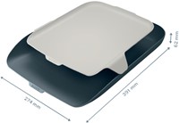 BRIEVENBAK LEITZ COSY MET DESK ORGANISER GRIJS 1 Stuk-2