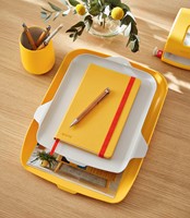 BRIEVENBAK LEITZ COSY MET DESK ORGANISER GEEL 1 Stuk-1