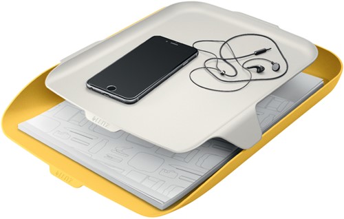BRIEVENBAK LEITZ COSY MET DESK ORGANISER GEEL 1 Stuk-3