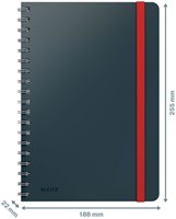 Notitieboek Leitz Cosy B5 160blz 100gr sp lijn gs 1 Stuk-2