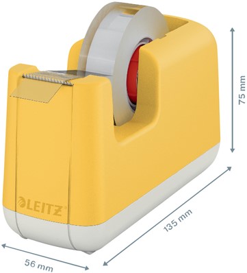 Plakbandhouder Leitz Cosy geel 1 Stuk-2
