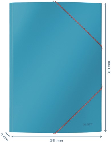Elastomap Leitz Cosy A4 3-kleps blauw 1 Stuk-3