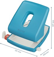 Perforator Leitz Cosy  30 vel blauw 1 Stuk-2